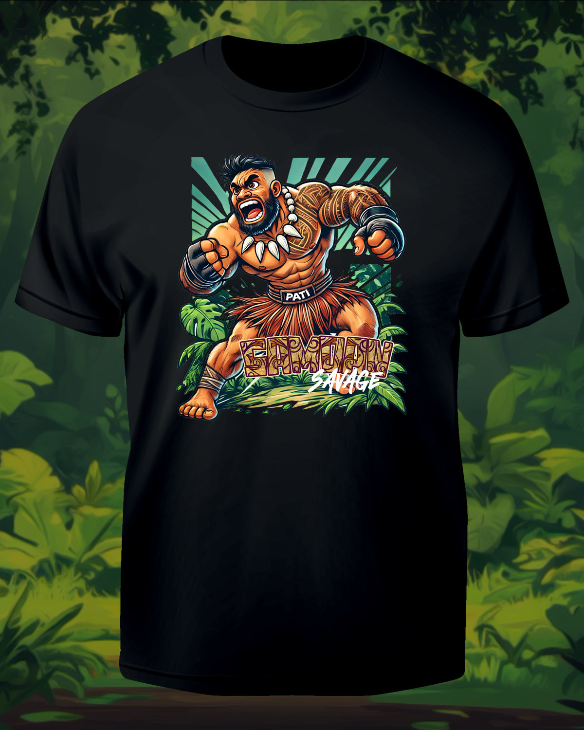 Samoan Savage Fighter Tee